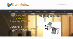 Desktop Screenshot of dynafold.com
